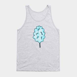 Blue Cotton Candy Tank Top